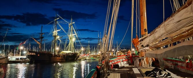 Fête des vieux gréements sur le port de PAimpol