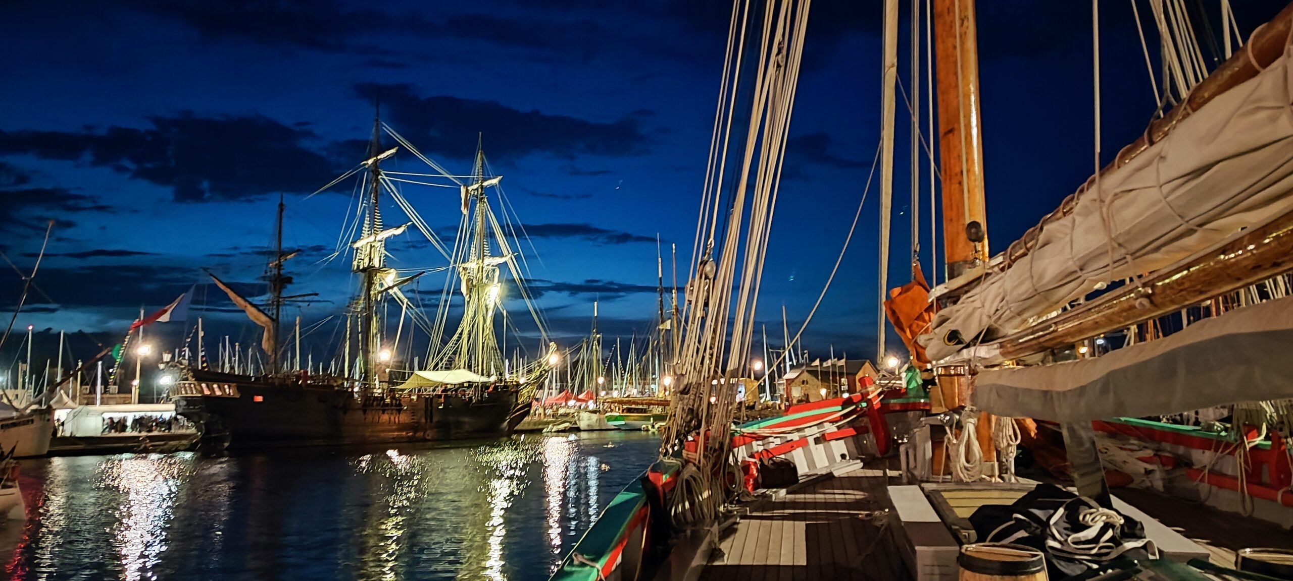 Fête des vieux gréements sur le port de PAimpol