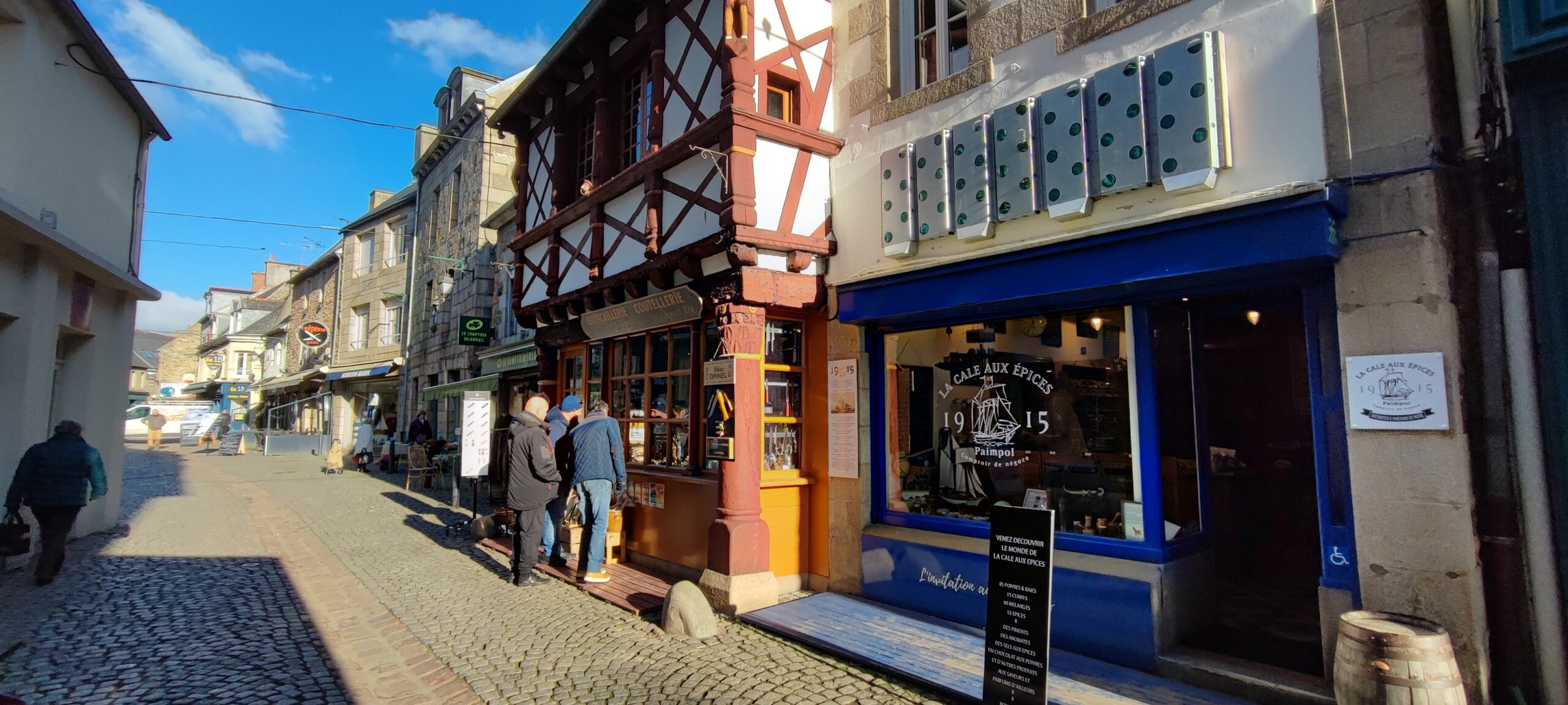 Les ruelles piétonnes de paimpol